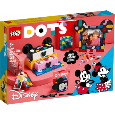 LEGO DOTS Boîte de projets pour la rentrée Mickey Mouse et Minnie Mouse 2023